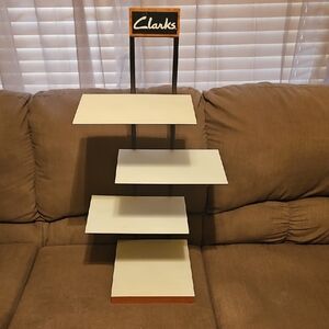 Clarks Tiered Shoe Display Shelf